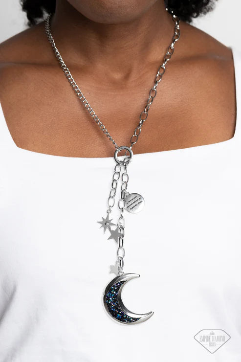 Paparazzi ♥ Once in a Blue Moon - Multi ♥ Necklace