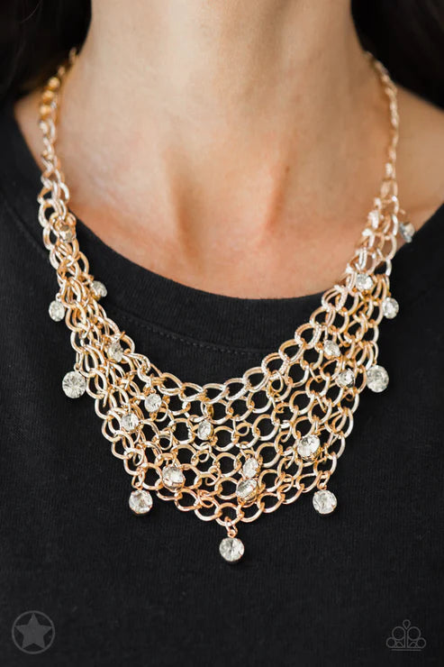 Paparazzi ♥ Fishing for Compliments - Gold ♥ Necklace