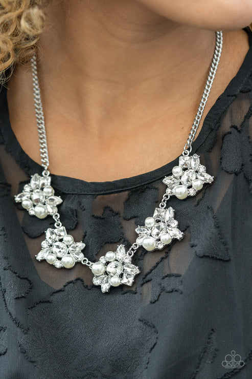 Paparazzi ♥ HEIRESS of Them All - White ♥ Necklace
