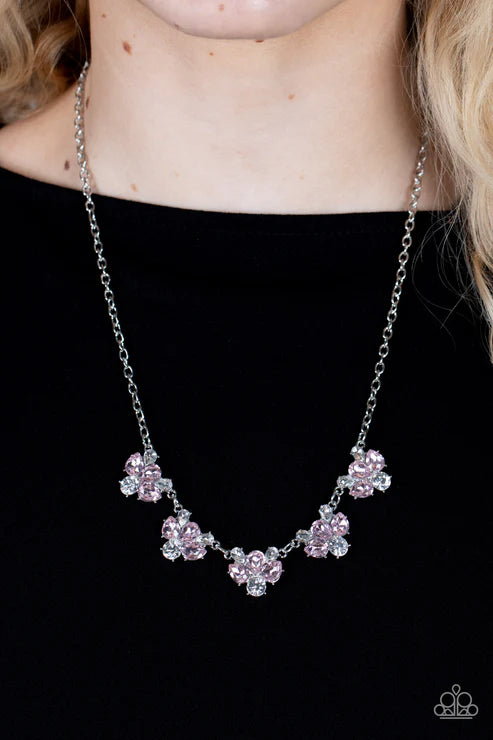 Paparazzi ♥ Envious Elegance - Pink ♥ Necklace