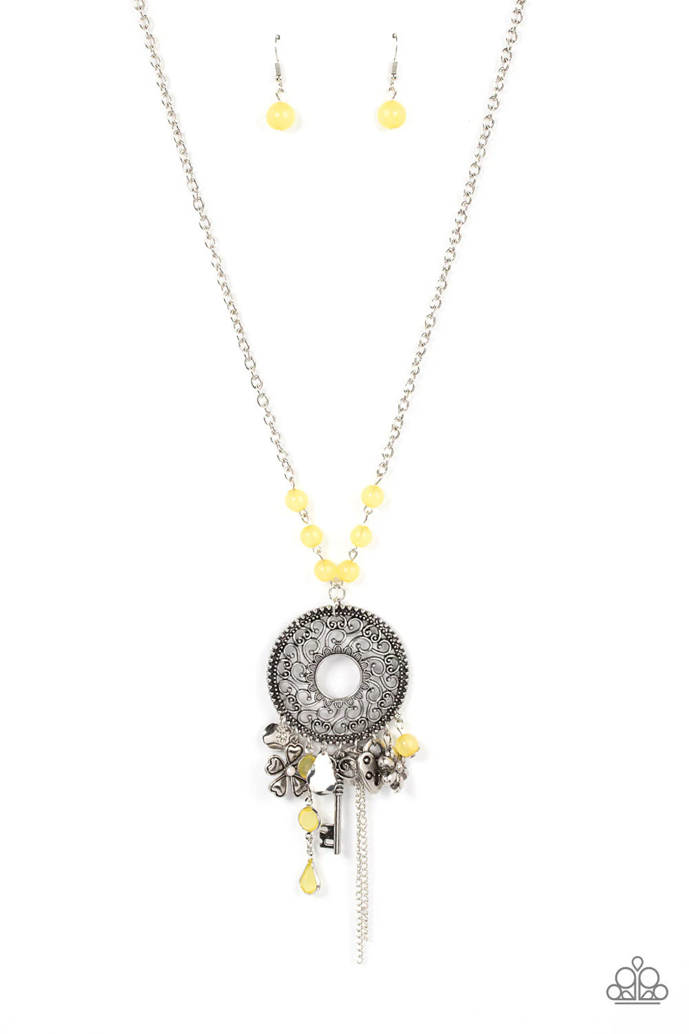 Paparazzi ♥ Making Memories - Yellow ♥ Necklace