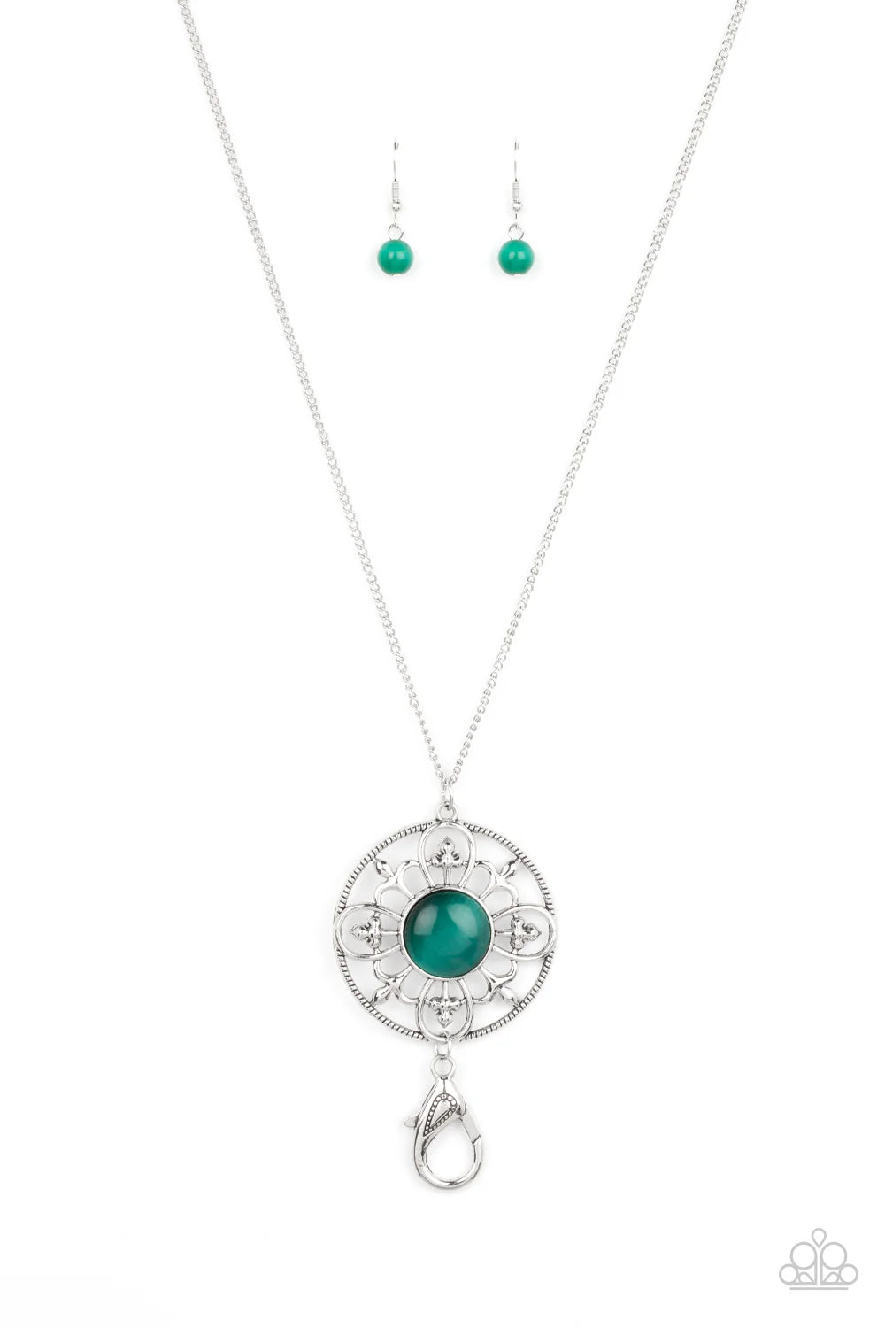 Paparazzi ♥ Celestial Compass - Green ♥ Lanyard