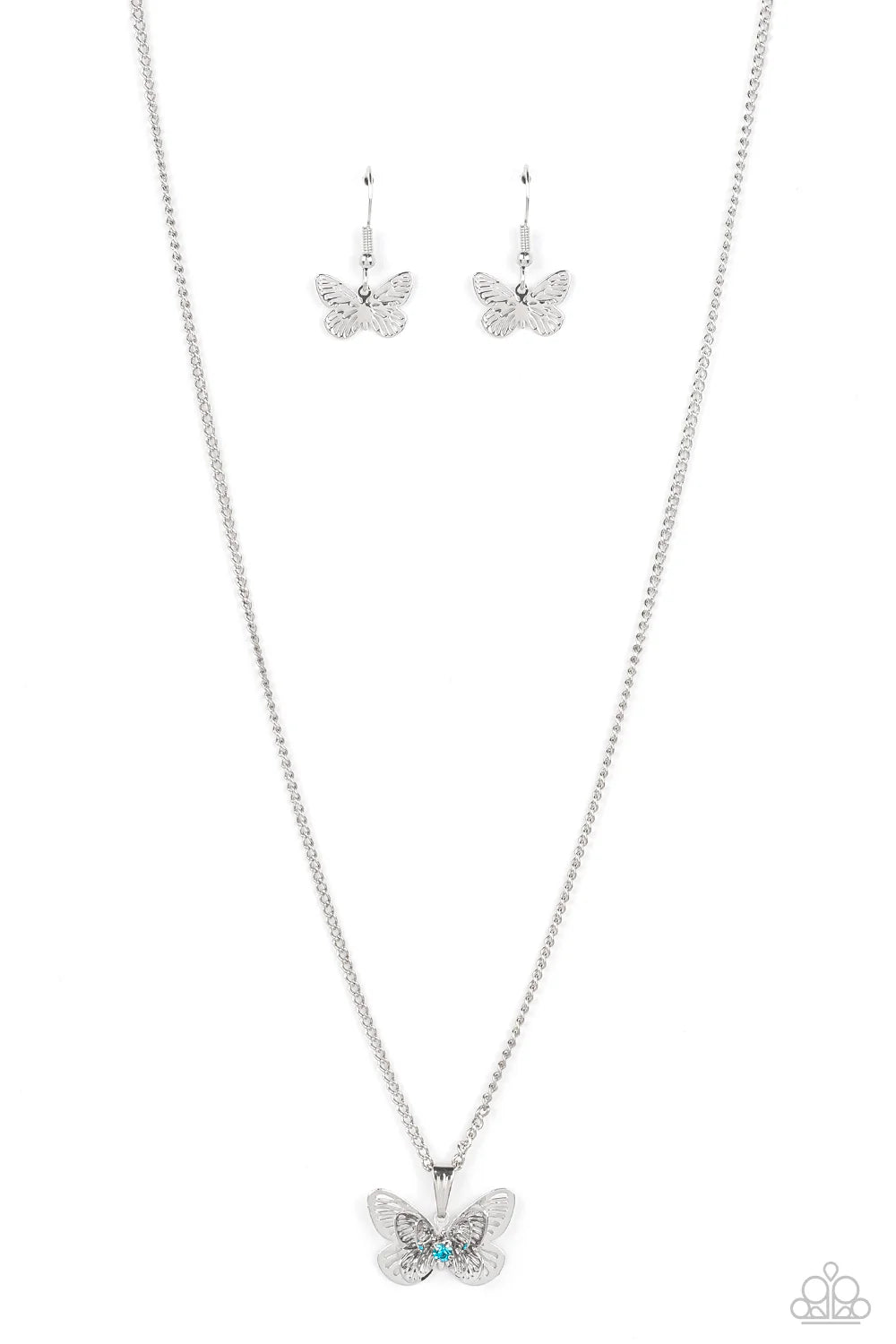 Paparazzi ♥ High-Flying Fashion - Blue ♥ Necklace