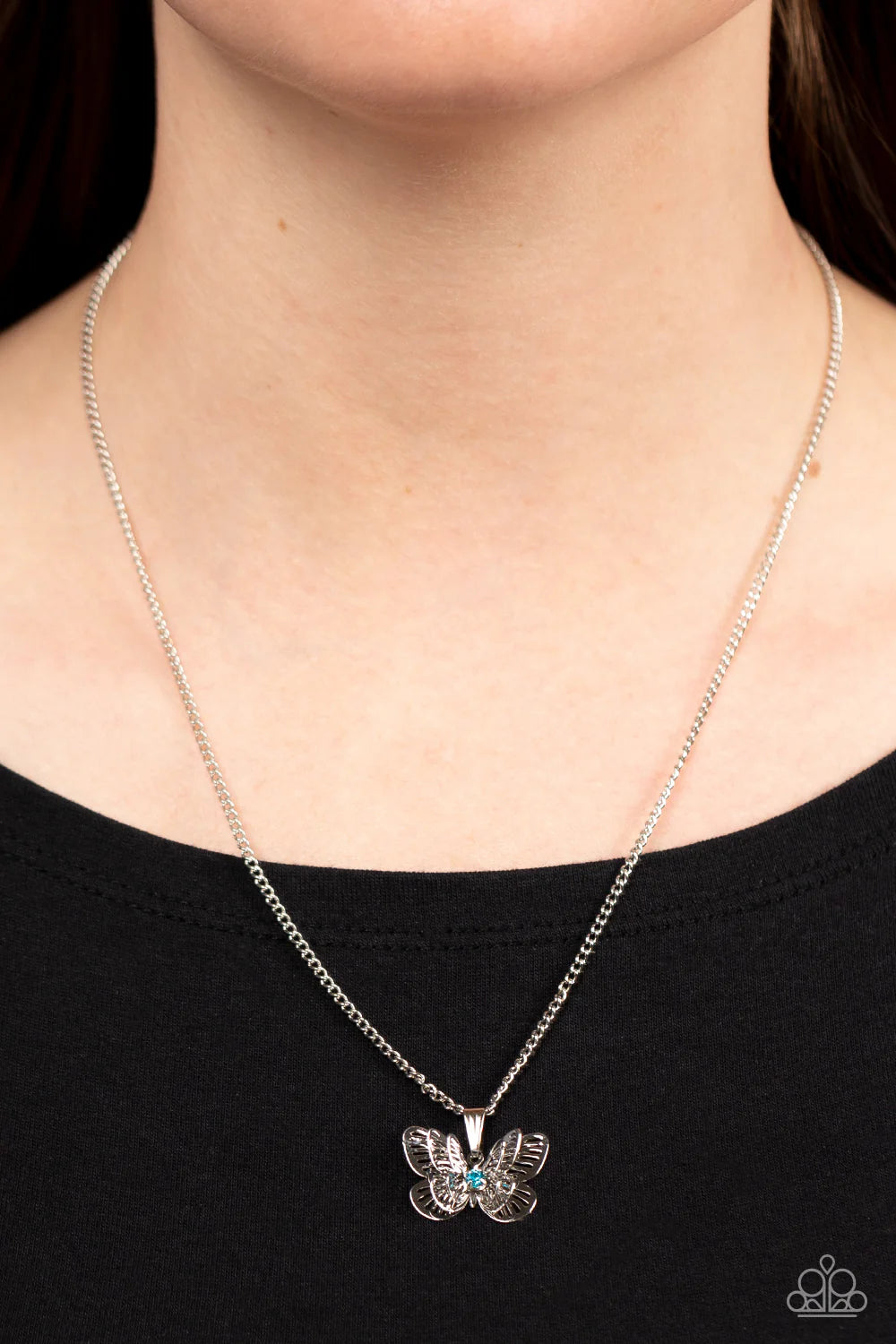 Paparazzi ♥ High-Flying Fashion - Blue ♥ Necklace