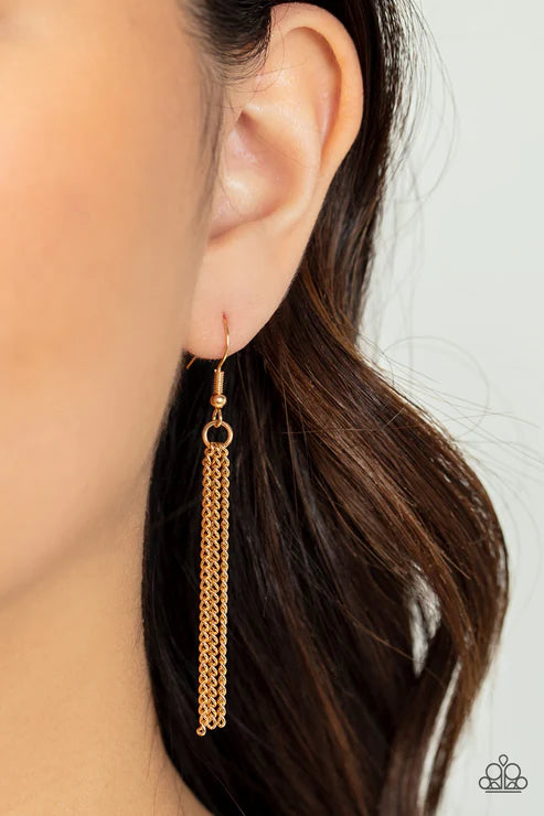 Paparazzi ♥ Gives Me Butterflies - Gold ♥ Lanyard