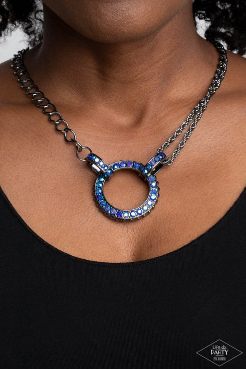 Paparazzi ♥ Razzle Dazzle - Blue ♥ Necklace