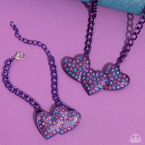 Paparazzi ♥ Lovestruck Lineup - Purple ♥ Bracelet