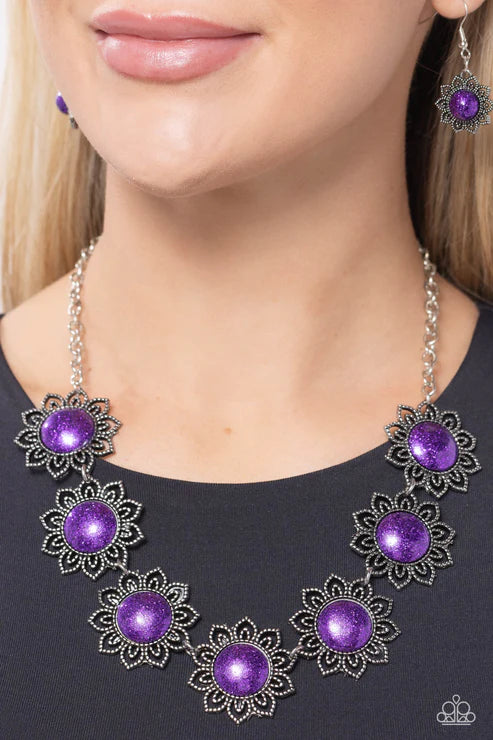Paparazzi ♥ The GLITTER Takes It All - Purple ♥ Necklace