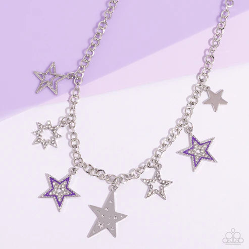 Paparazzi ♥ Starstruck Sentiment - Purple ♥ Necklace