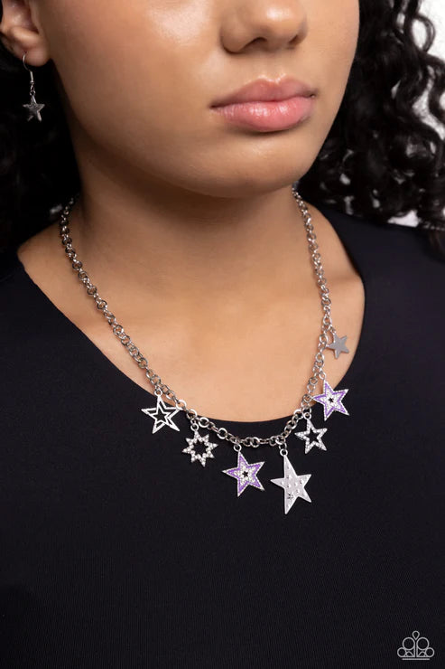 Paparazzi ♥ Starstruck Sentiment - Purple ♥ Necklace