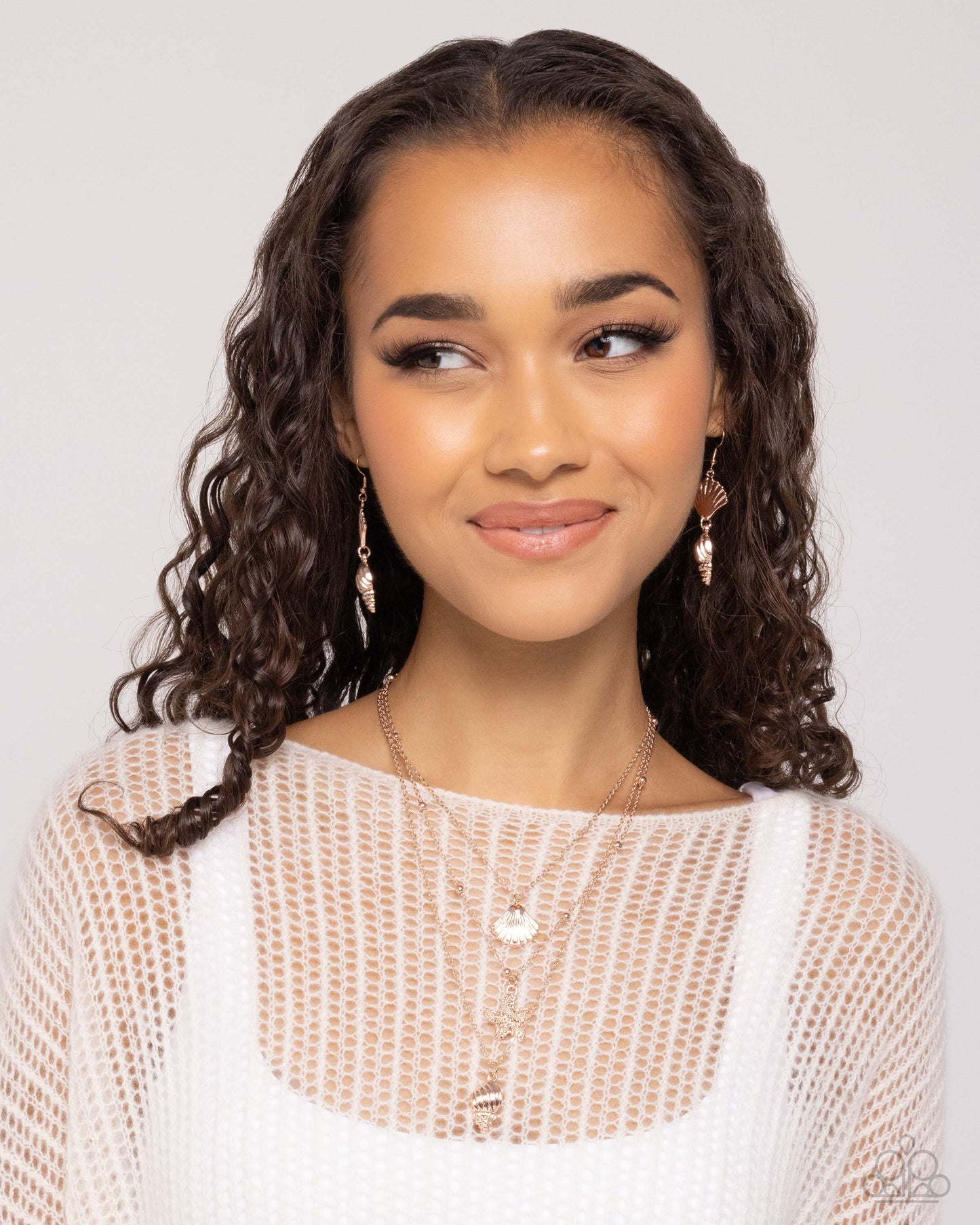 Paparazzi ♥ Seashell Sonata - Rose Gold ♥ Necklace