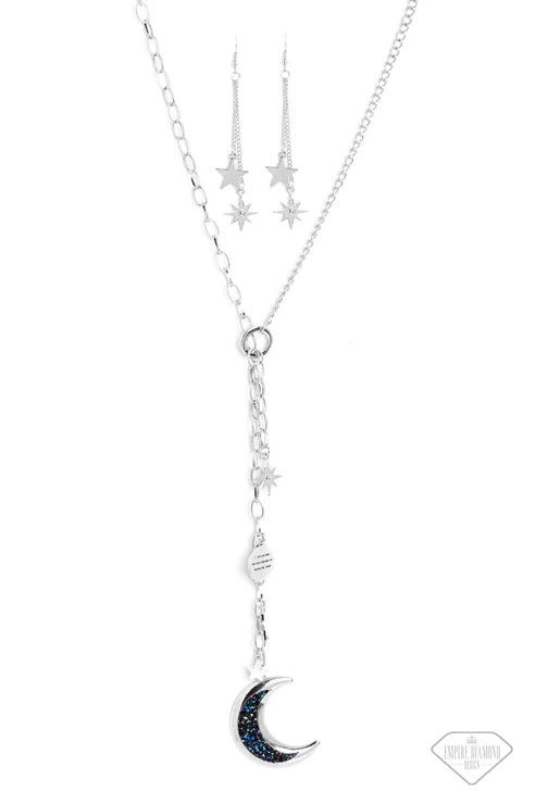 Paparazzi ♥ Once in a Blue Moon - Multi ♥ Necklace