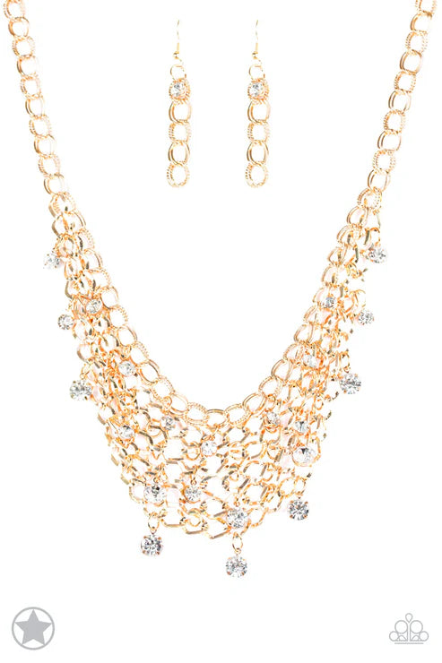 Paparazzi ♥ Fishing for Compliments - Gold ♥ Necklace