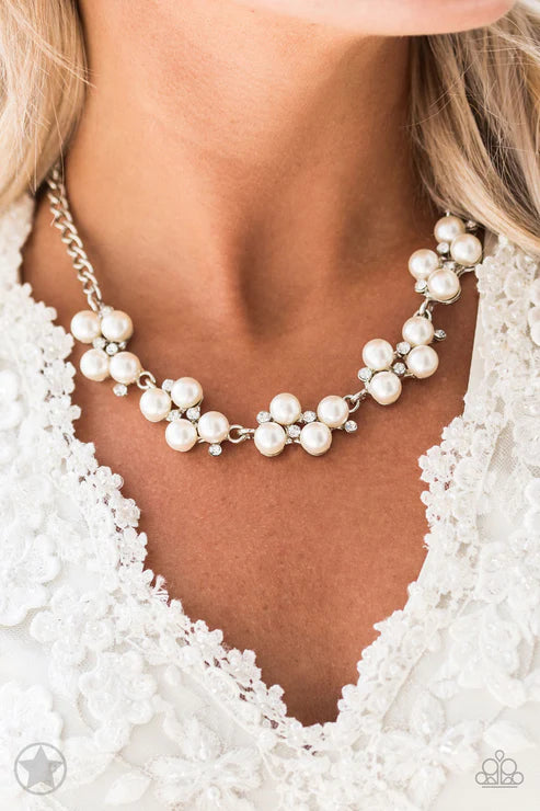 Paparazzi ♥ Love Story - White ♥ Necklace