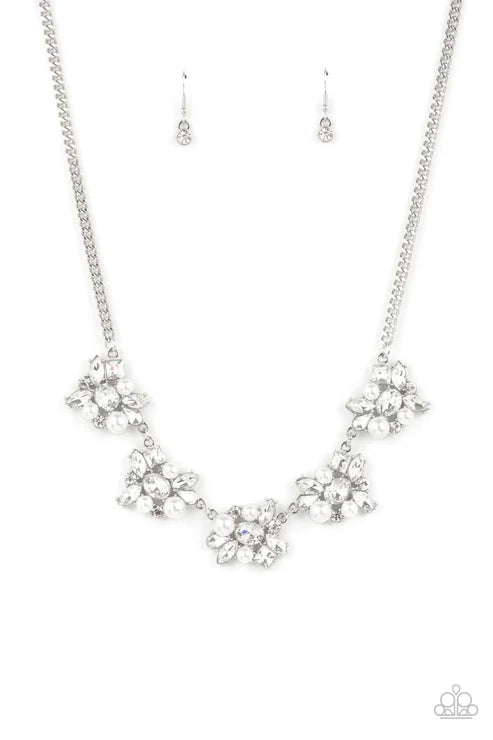 Paparazzi ♥ HEIRESS of Them All - White ♥ Necklace