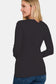 Zenana Full Size Brushed Microfiber Long Sleeve Round Neck T-Shirt