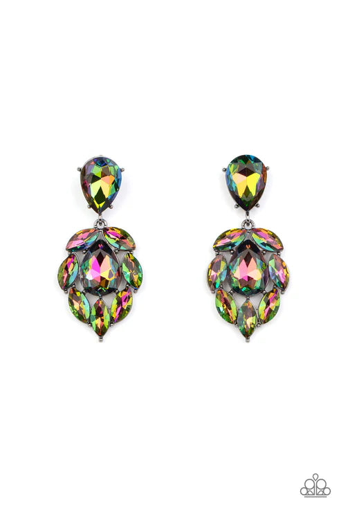 Paparazzi ♥ Galactic Go-Getter - Multi ♥ Post Earrings