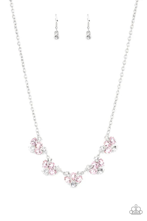 Paparazzi ♥ Envious Elegance - Pink ♥ Necklace