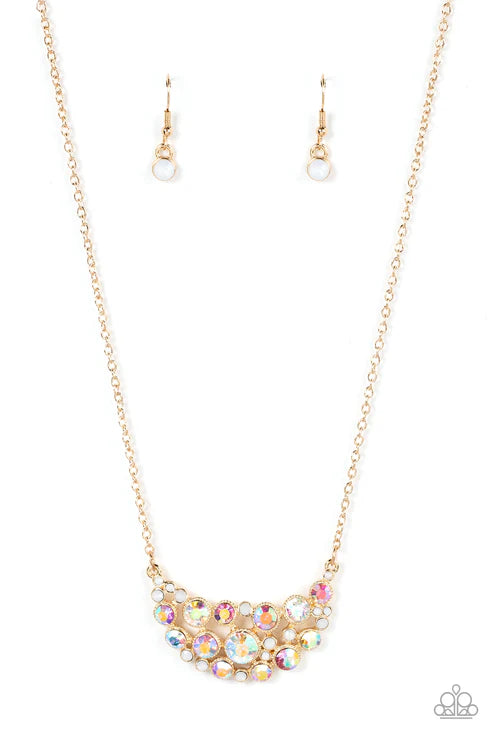 Paparazzi ♥ Effervescently Divine - Gold ♥ Necklace
