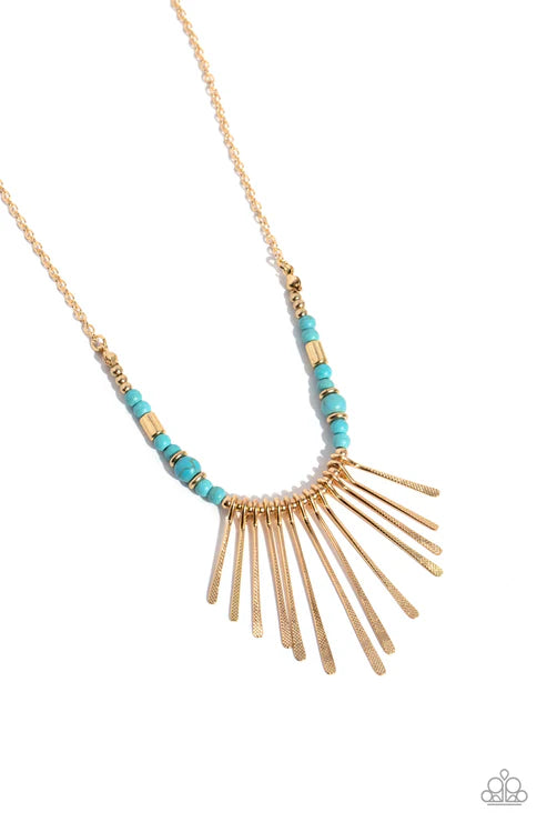 Paparazzi ♥ CLAWS of Nature - Gold ♥ Necklace