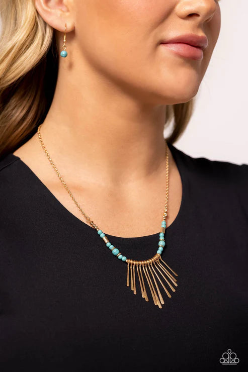 Paparazzi ♥ CLAWS of Nature - Gold ♥ Necklace