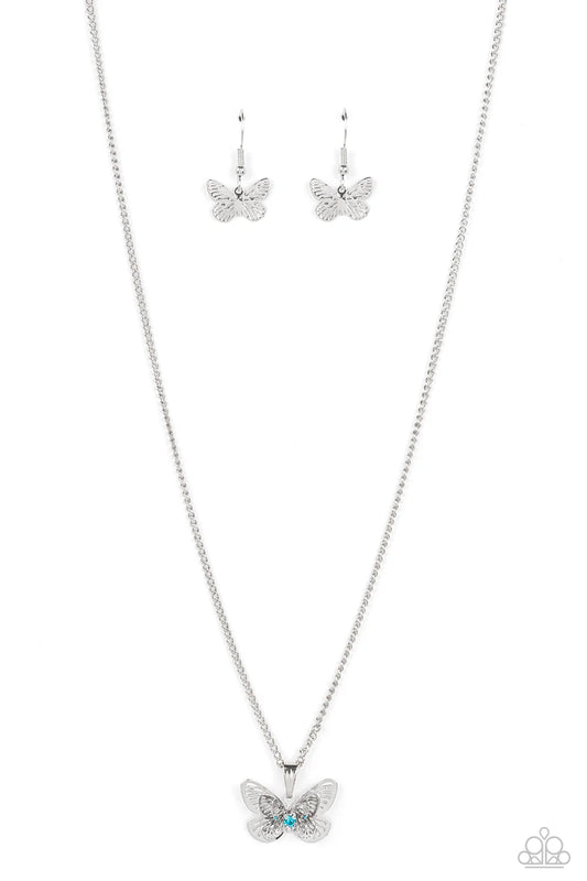 Paparazzi ♥ High-Flying Fashion - Blue ♥ Necklace