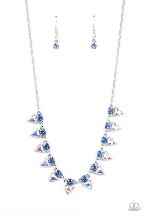 Paparazzi ♥ Razor-Sharp Refinement - Blue ♥ Necklace