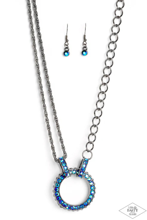 Paparazzi ♥ Razzle Dazzle - Blue ♥ Necklace