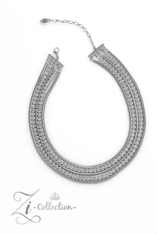 Paparazzi ♥ Tenacious - White ♥ Zi Collection Piece