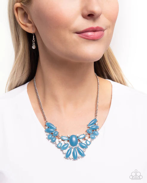 Paparazzi ♥ Dazzling Diadem - Blue ♥ Necklace