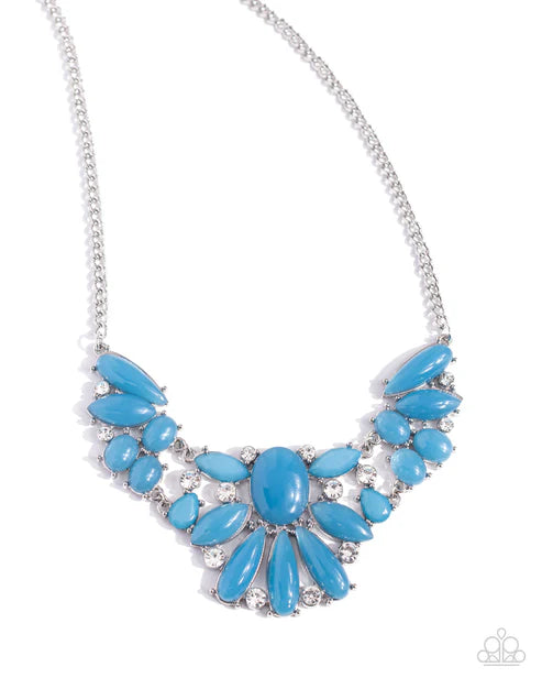 Paparazzi ♥ Dazzling Diadem - Blue ♥ Necklace