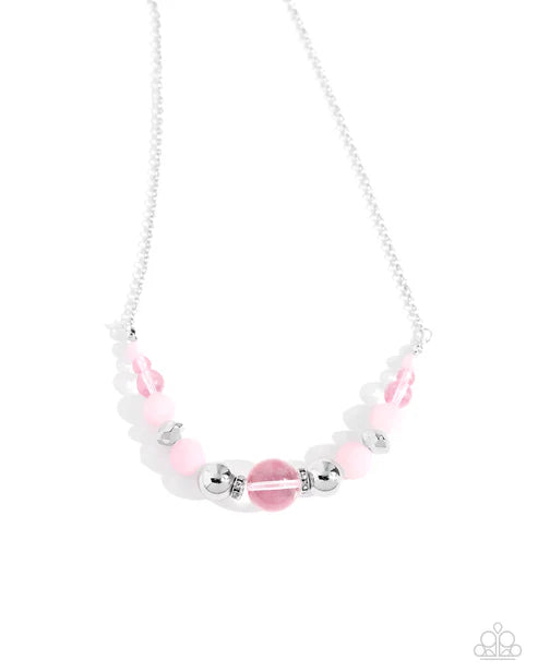 Paparazzi ♥ Disco Date - Pink ♥ Necklace