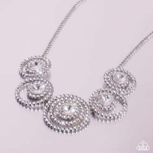 Paparazzi ♥ Dramatic Darling - White ♥ Necklace