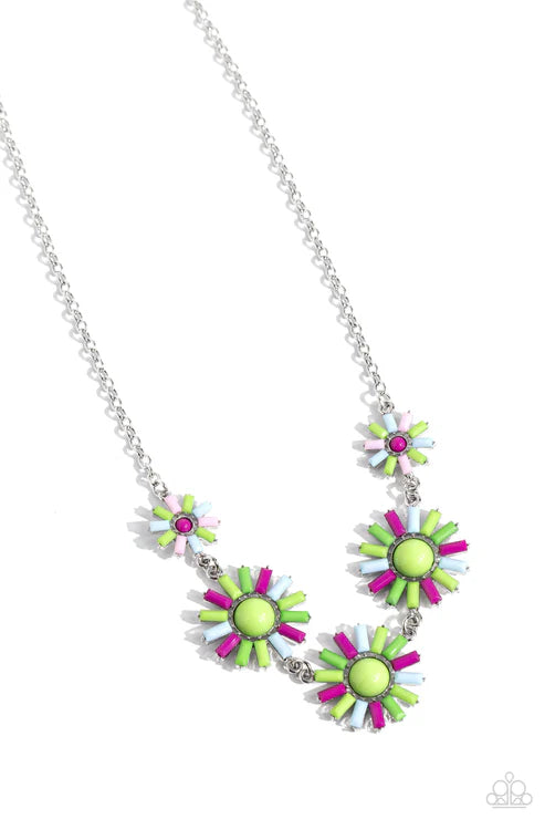 Paparazzi ♥ SUN and Fancy Free - Multi ♥ Necklace