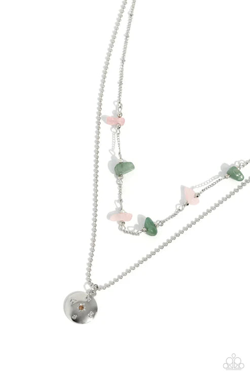 Paparazzi ♥ Sense of Direction - Pink ♥ Necklace