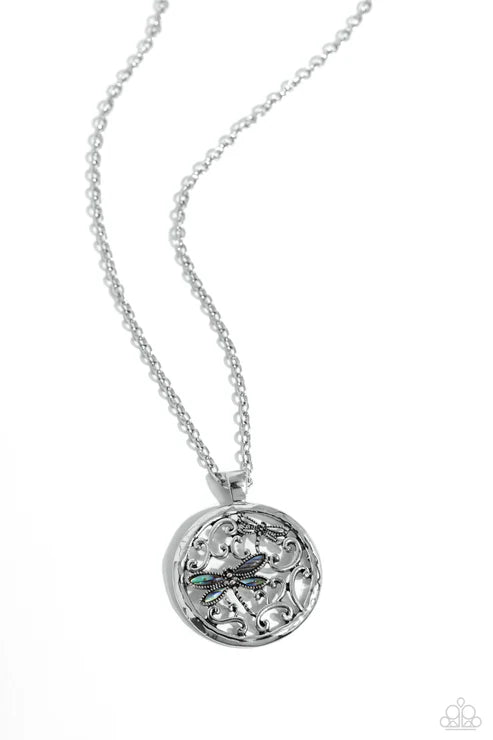 Paparazzi ♥ Dragonfly Daydream - Blue ♥ Necklace