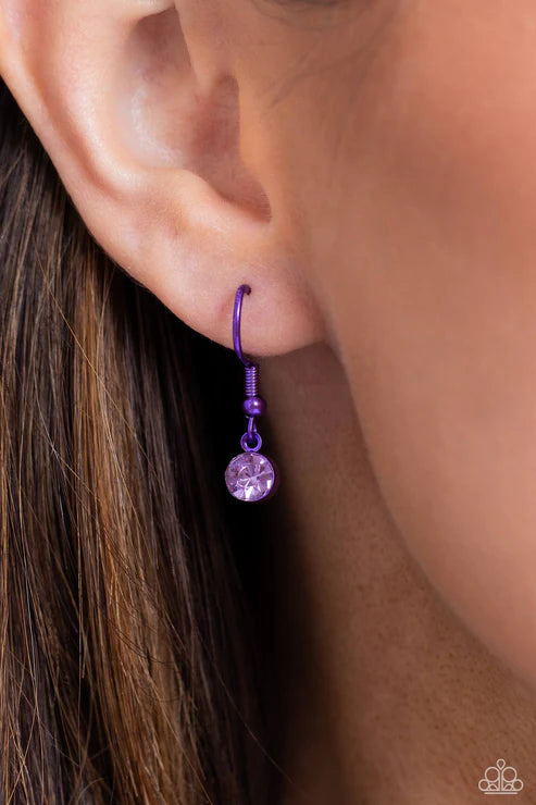 Paparazzi ♥ Low-Key Lovestruck - Purple ♥ Necklace