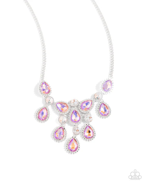 Paparazzi ♥ Dripping in Dazzle - Orange ♥ Necklace