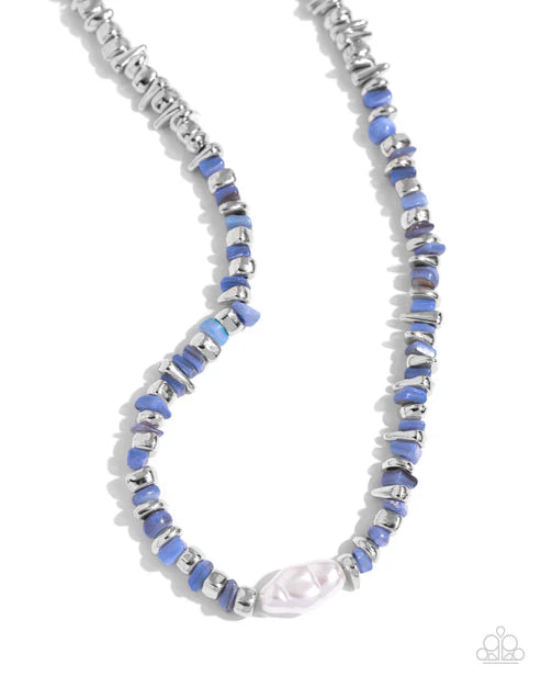 Paparazzi ♥ Seasonal Socialite - Blue ♥ Necklace