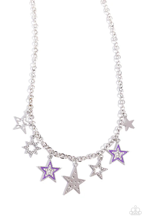 Paparazzi ♥ Starstruck Sentiment - Purple ♥ Necklace