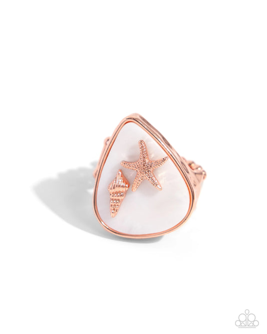 Paparazzi ♥ Seaside Serendipity - Copper ♥ Ring