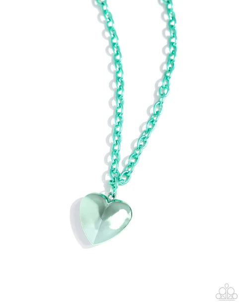 Paparazzi ♥ Loving Luxury - Green ♥ Necklace