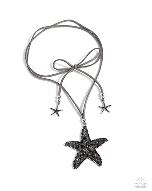 Paparazzi ♥ Starfish Sentiment - Silver ♥ Necklace