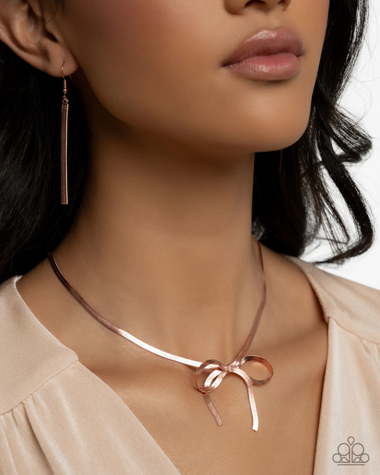 Paparazzi ♥ Ladylike Legato - Copper ♥ Necklace