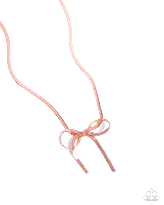 Paparazzi ♥ Ladylike Legato - Copper ♥ Necklace