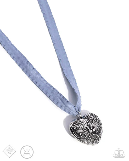 Paparazzi ♥ Rustic Ranking - Blue ♥ Necklace