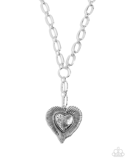 Paparazzi ♥ High Fidelity - Silver ♥ Necklace
