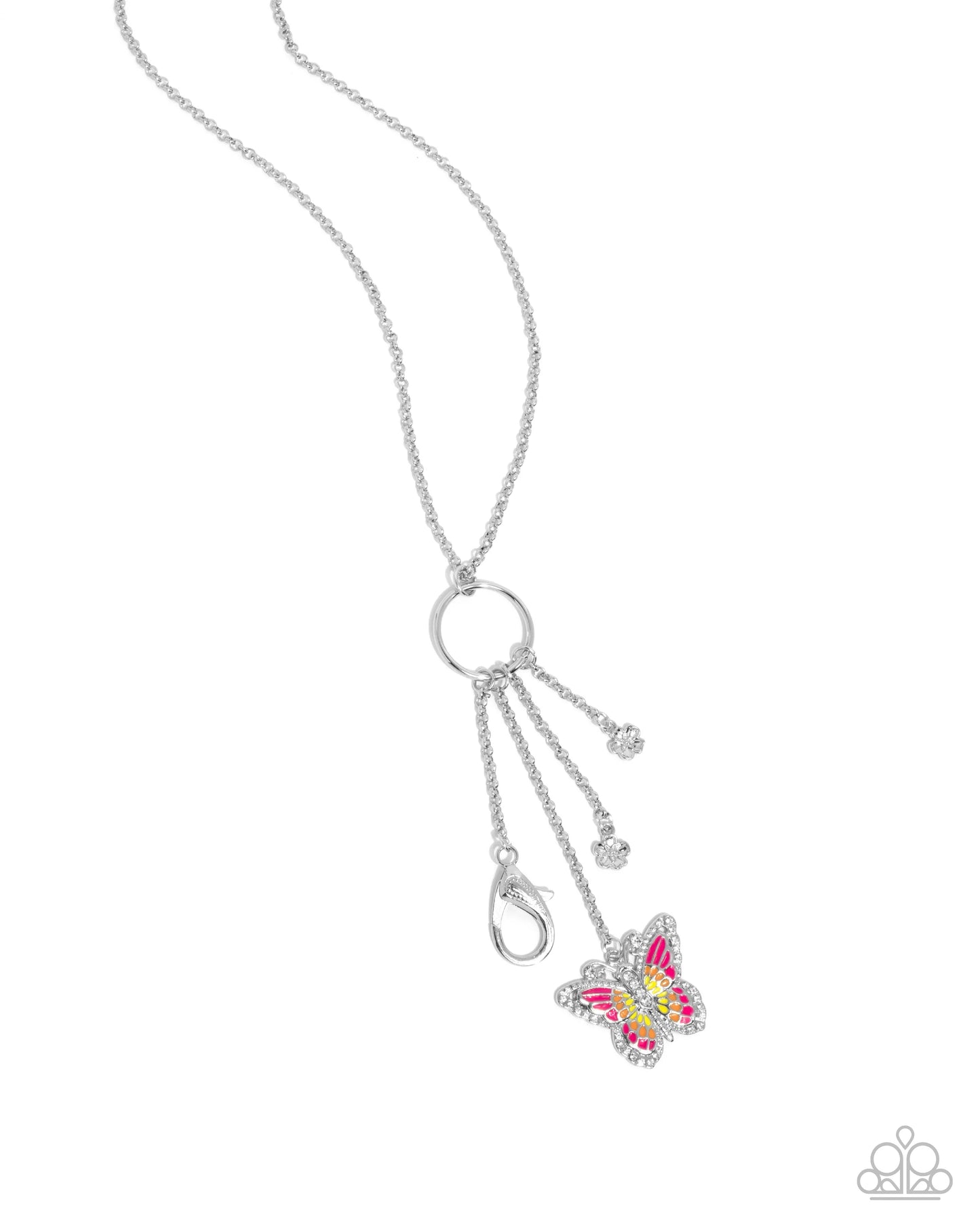 Paparazzi ♥ Mariposa Masterpiece - Pink ♥ Lanyard