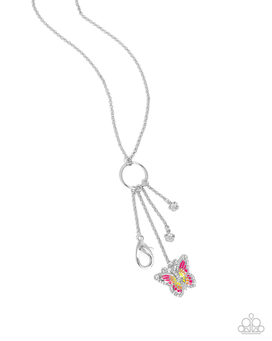 Paparazzi ♥ Mariposa Masterpiece - Pink ♥ Lanyard
