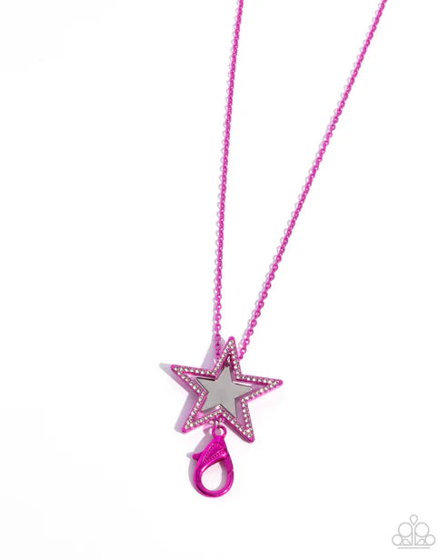 Paparazzi ♥ Stellar Search - Pink ♥ Lanyard